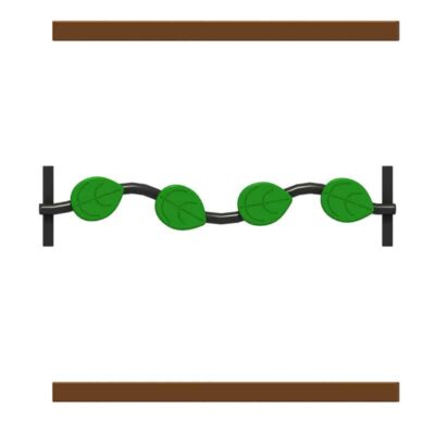 Eisenbahn - Balancierelement "Blätter"
