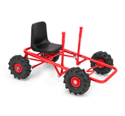 ROSE Go-Kart mit Traktorrädern Groß (4rb-B)