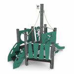U3-Spielturm „Pirat“ mit Rutsche und Treppe – RECYCLED RC1433 - c121 rc14332s
