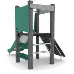 Spielturm mit Kletterelementen und Rutsche RECYCLED RC1403 - rc14032s