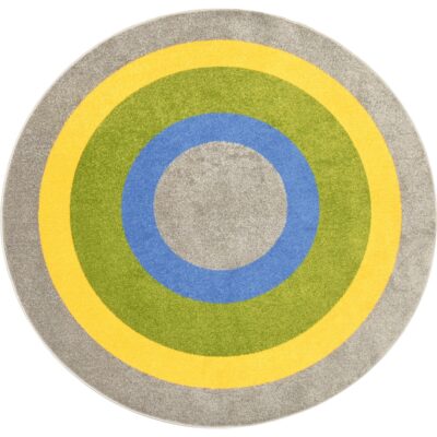 Rundteppich (vierfarbig)