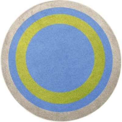 Rundteppich (dreifarbig)