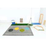 Teppich Grau mit Kreisen – 3 x 4 m - 056158 b 19