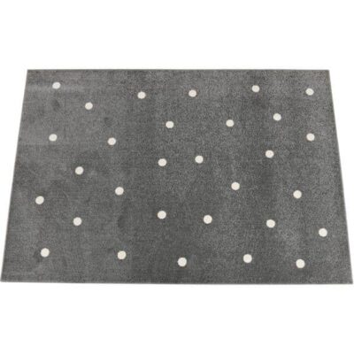Teppich Grau mit Punkten, 2 x 3 m
