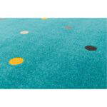 Teppich Türkis mit Punkten, 2 x 3 m - 056168 b 20