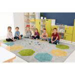 Teppich Sitzkreis 12 Plätze, 2 x 3 m - 056170 e 22