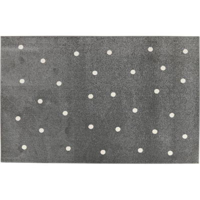 Teppich Grau mit Punkten – 3 x 4 m