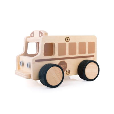 Schulbus aus Holz