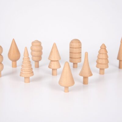 Naturwald Spielfiguren aus Holz