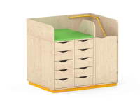 Wickelkommode mit Treppe, Breite: 147,5 cm – Bild 6