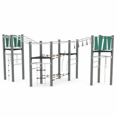 Große Kletterturmanlage mit 4 Türmen - RECYCLED RC1452