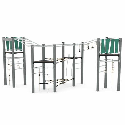 Große Kletterturmanlage mit 4 Türmen – RECYCLED RC1452