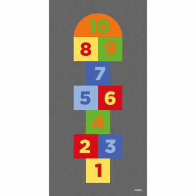 Vinyl-Teppich - Hüpfekästchen