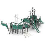 Großes Piratenschiff mit 3 Rutschen – RECYCLED RC1580 - 6a8d rc15801s
