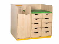 Wickelkommode mit Treppe, Breite: 147,5 cm – Bild 2