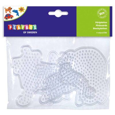 Steckplatten Transparent  4tlg.