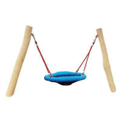 U3 Mini-Vogelnest-Schaukel mit Sitz aus Robinienholz