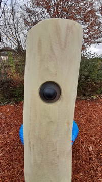 U3 Mini-Vogelnest-Schaukel mit Sitz aus Robinienholz – Bild 5