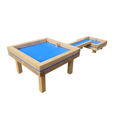 Matschtisch-Kombi aus Robinien-Holz