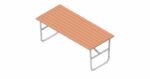 Parktisch mit Edelstahlgestell von Beckmann Spielgeräte - Parktisch 206410 (2)SMALL