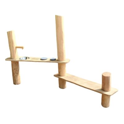 Outdoor-Spielküche aus Robinienholz