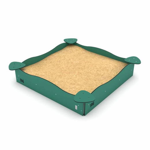 c881-rc0801-11s Sandkasten Quadratisch – RECYCLED RC0801 - c881 rc0801 11s