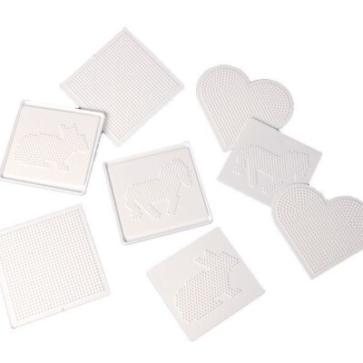 Große Steckplatten Weiß