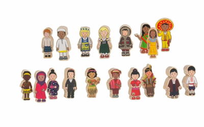 Kinder der Welt Holzfiguren