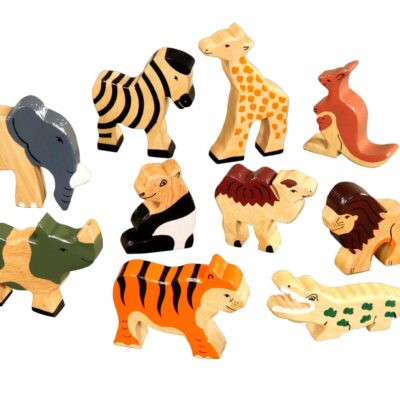 Safari-Tiere Set 10-tlg