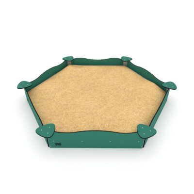 Sandkasten Sechseck - RECYCLED RC0802