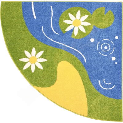 Eckteppich Teich