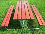 Picknick Bank mit integriertem Tisch von Beckmann Spielgeräte - picnicbank2