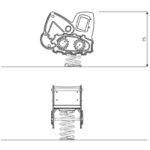 Federwippe Bagger – RECYCLED RC0633 - rc0633front