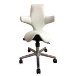 Sanus®-VARIOWIP Sattel - variowip sattel leder weiss