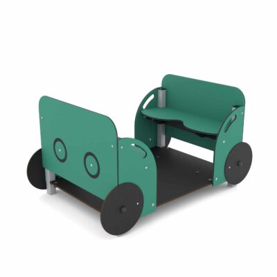 Eisenbahn Waggon mit Sitzbank - RECYCLED RC0811