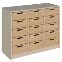 Schrank mit Massivholzschüben – Bild 3