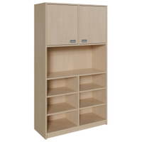 Korpus-Schrank mit zwei Türen oben und Regal unten – Bild 3
