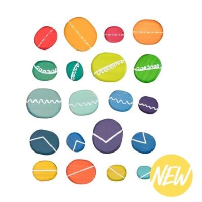 Spielen mit Kieselsteinen