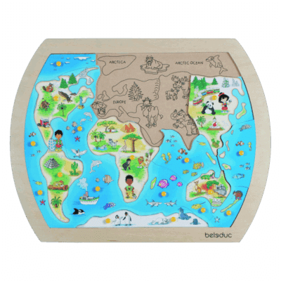 Rahmenpuzzle "One World"