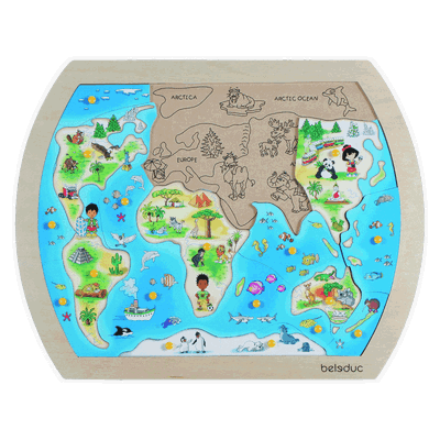 Rahmenpuzzle „One World“