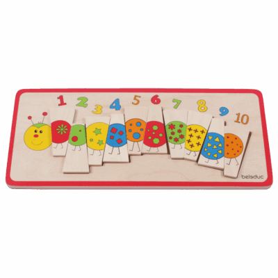 Legepuzzle "Zahlenraupe"