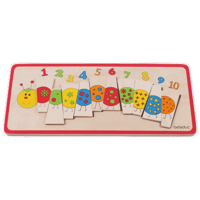 Legepuzzle „Zahlenraupe“
