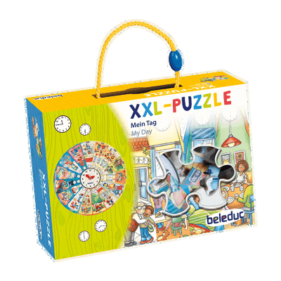 XXL Lernpuzzle „Mein Tag“