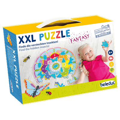 XXL Fantasy Puzzle „Insekten“