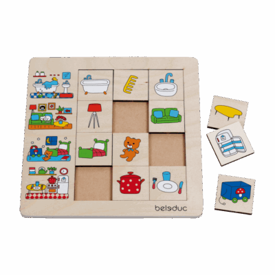 Sortierpuzzle "Unser Zuhause"