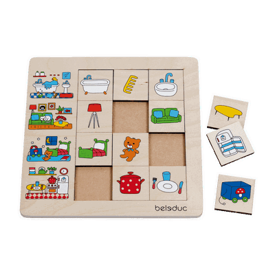 Sortierpuzzle „Unser Zuhause“