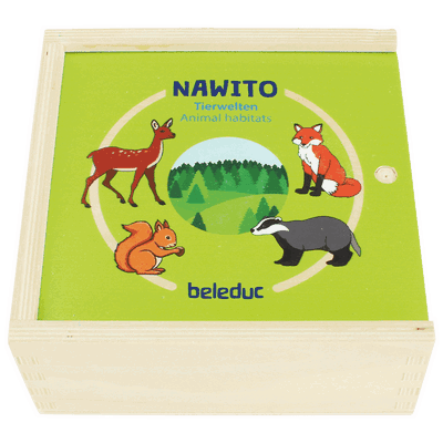 NAWITO Zuordnungspuzzle „Tierwelten“