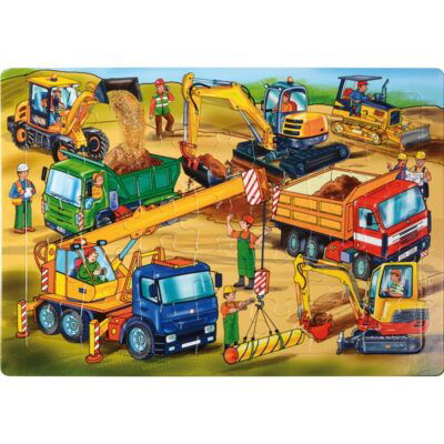 Puzzle Baumaschinen
