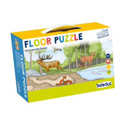 Bodenpuzzle "Entdecke den Wald"