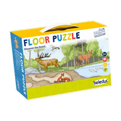 Bodenpuzzle „Entdecke den Wald“
